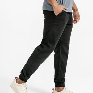 DUER joggers  black 36x32 relaxed